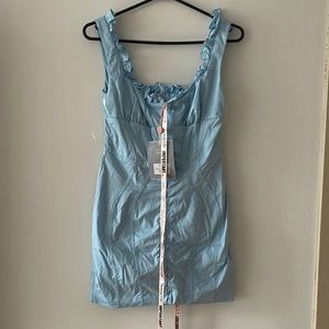 House of CB pale blue dress size medium